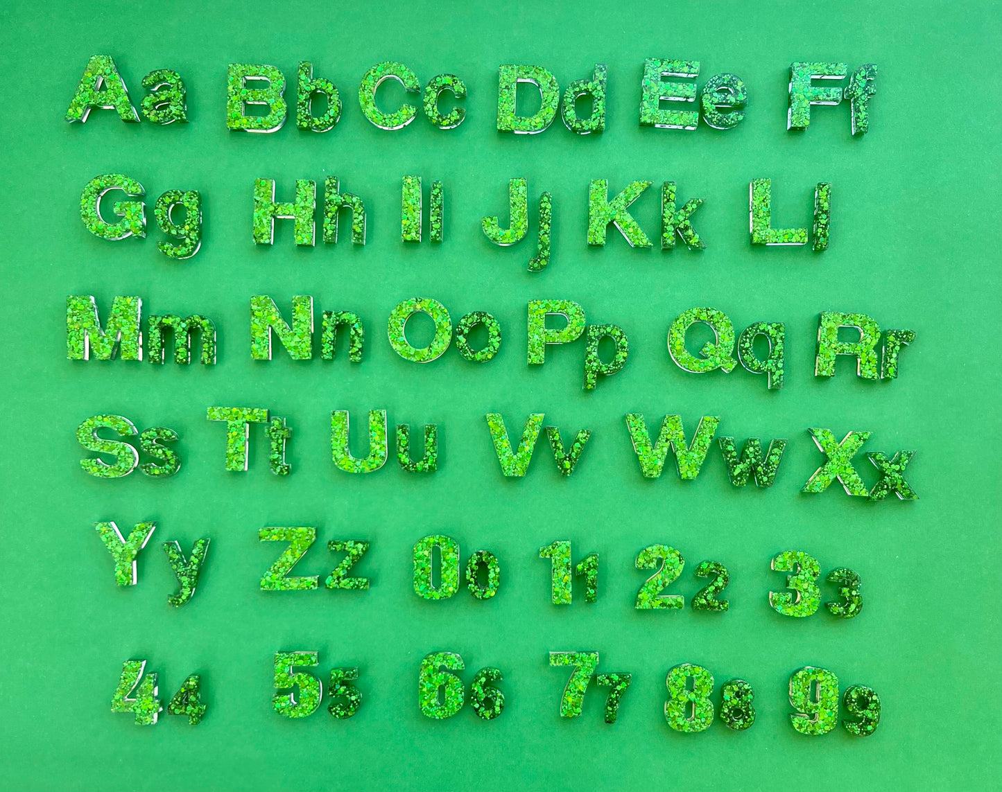 UPPERCASE & LOWERCASE Resin Alphabet Bundle
