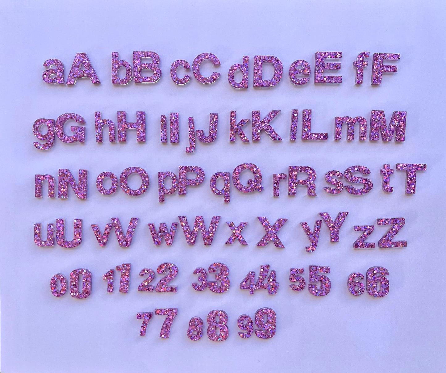 UPPERCASE & LOWERCASE Resin Alphabet Bundle