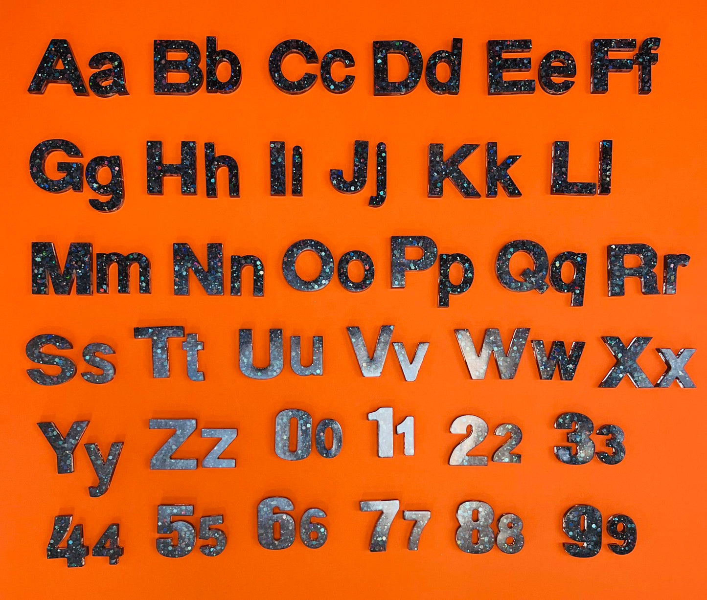 UPPERCASE & LOWERCASE Resin Alphabet Bundle