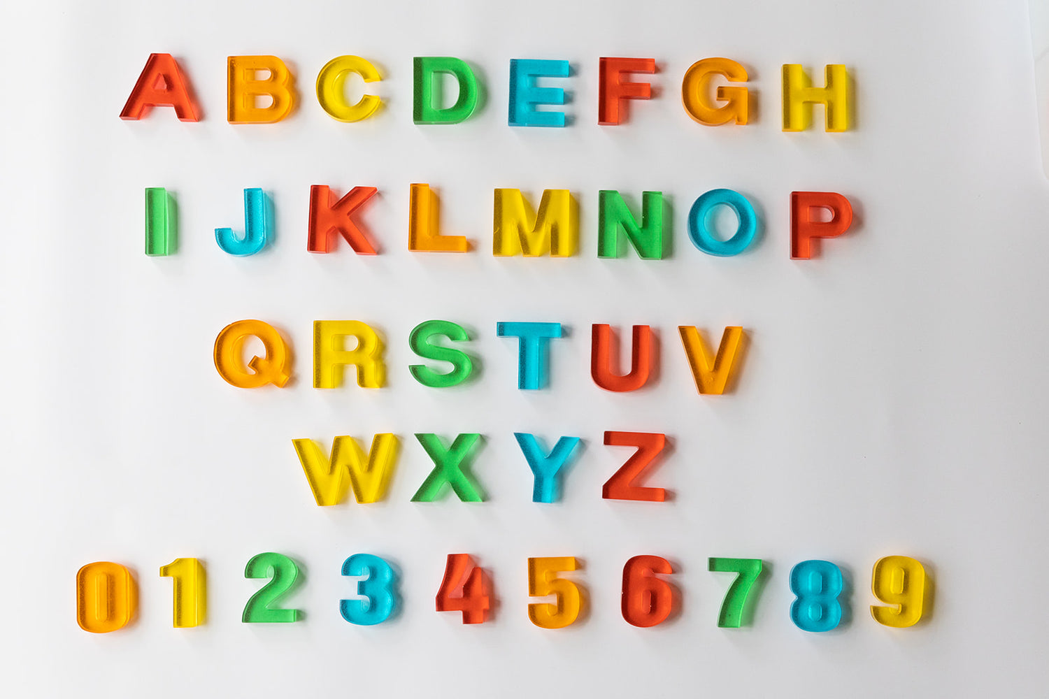Resin Alphabets