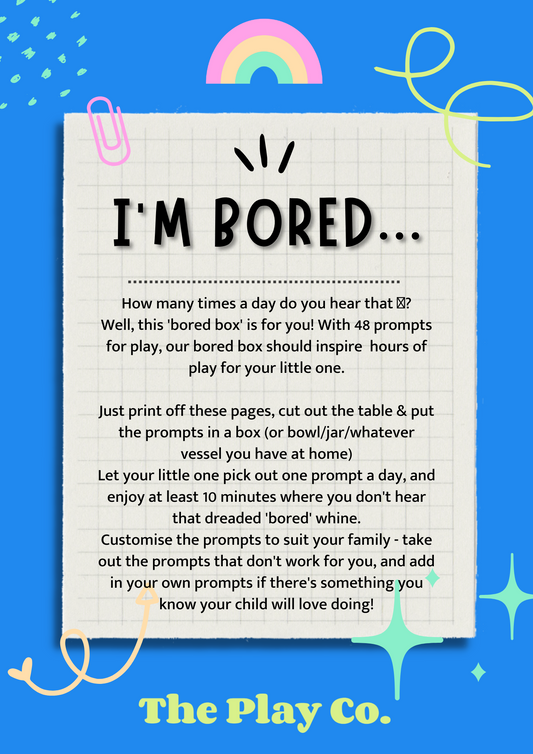 Bored Box - FREE digital download!