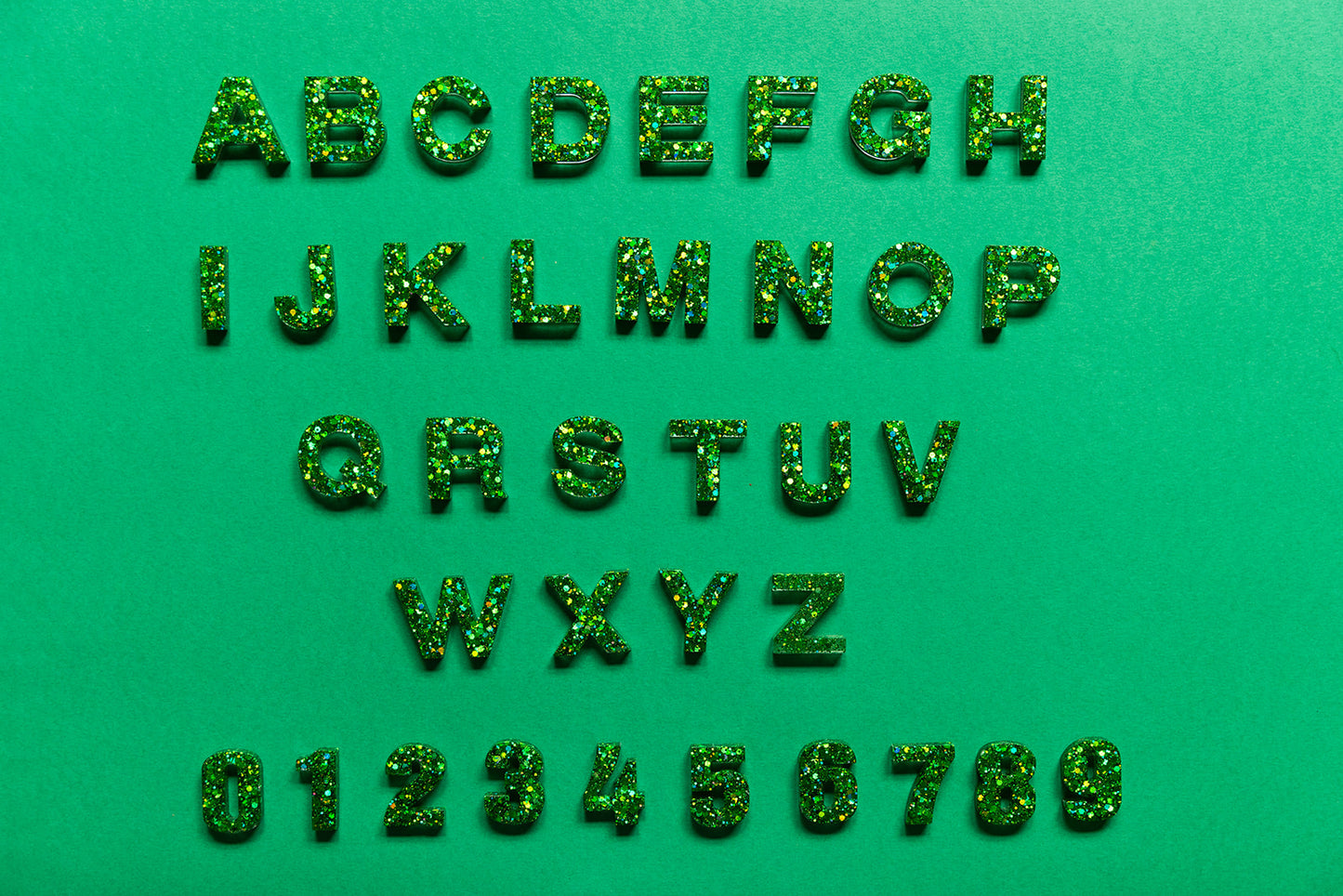 UPPERCASE Resin Alphabet