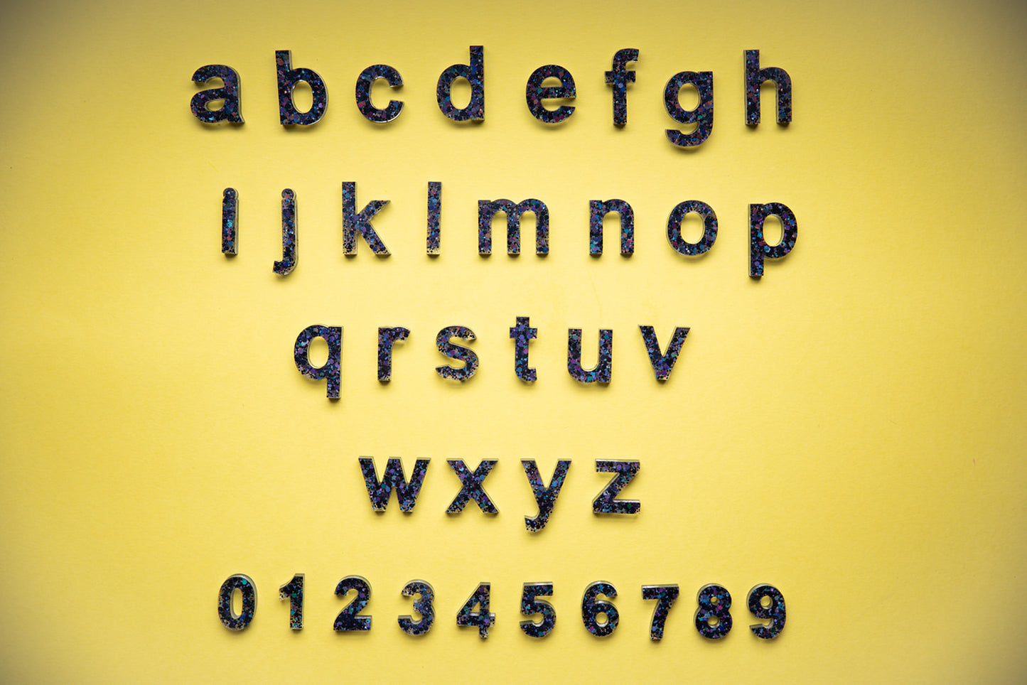 LOWERCASE Resin Alphabet