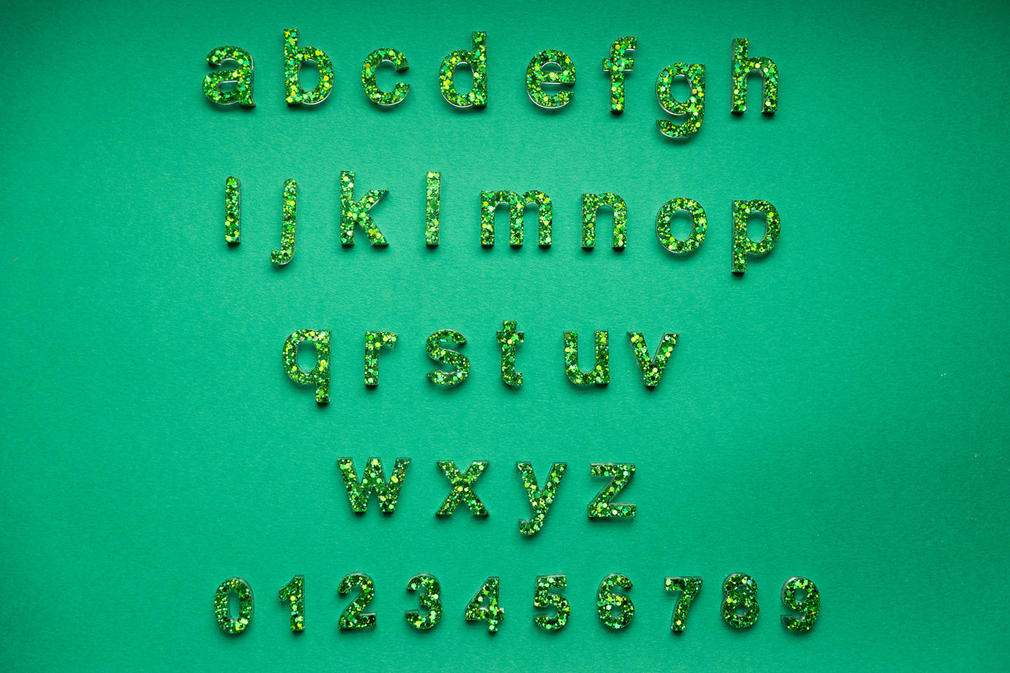 LOWERCASE Resin Alphabet