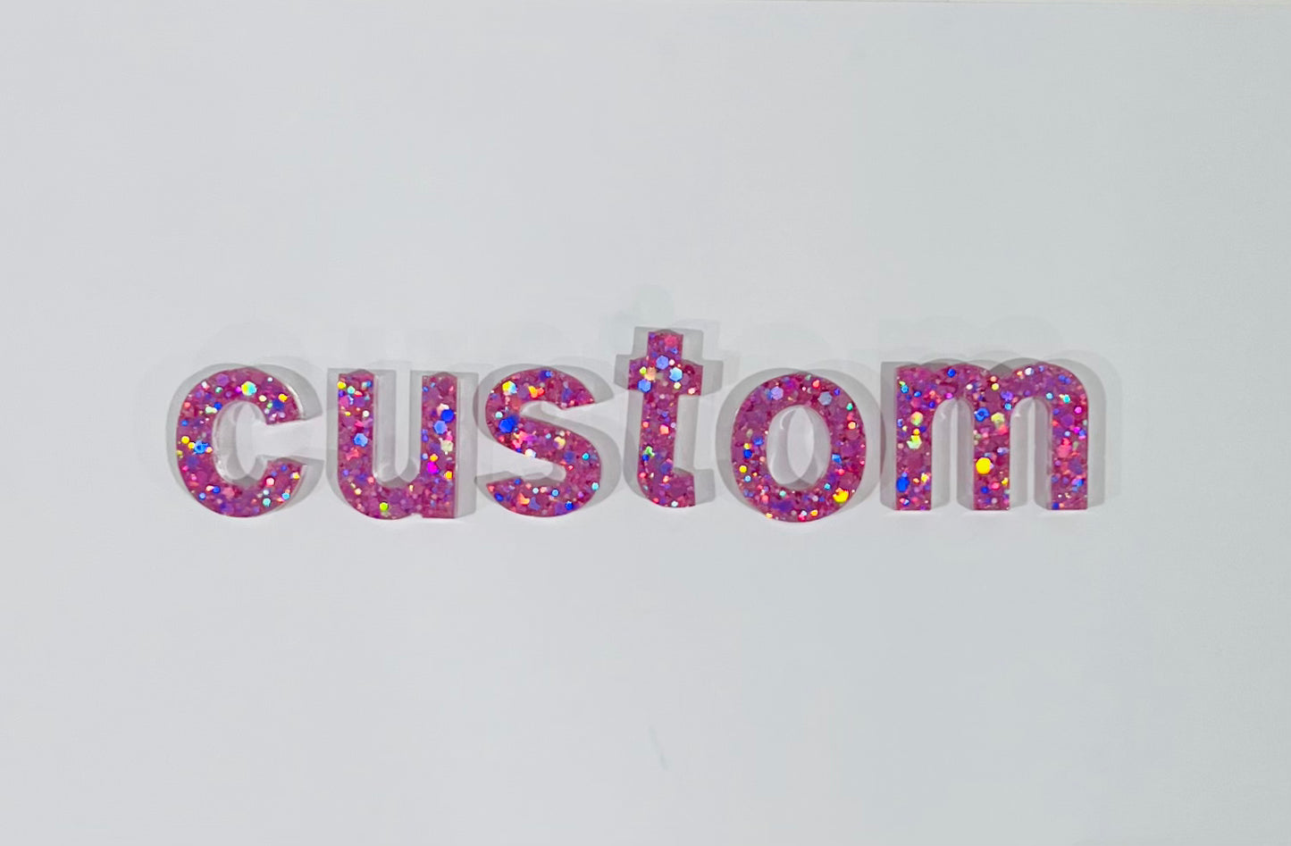 LOWERCASE Resin Alphabet