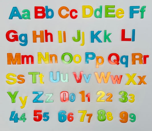 UPPERCASE & LOWERCASE Resin Alphabet Bundle