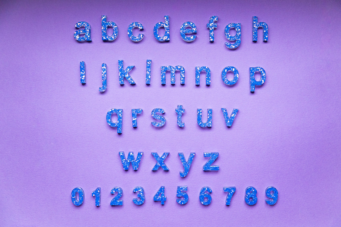 LOWERCASE Resin Alphabet