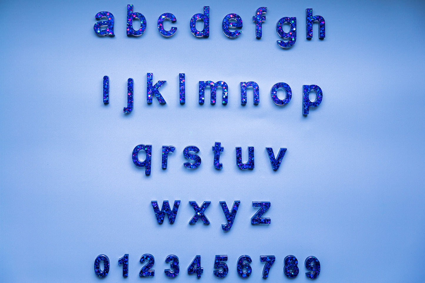 LOWERCASE Resin Alphabet